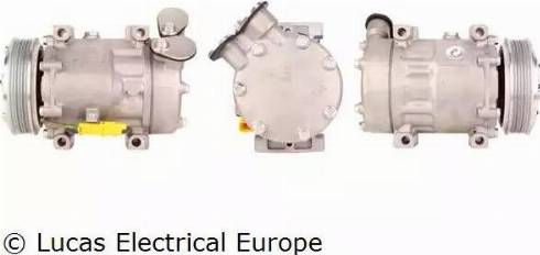 Lucas Electrical ACP398 - Компрессор кондиционера autospares.lv