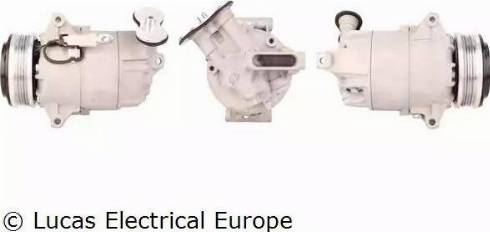 Lucas Electrical ACP346 - Компрессор кондиционера autospares.lv