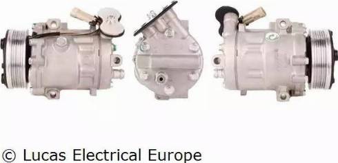 Lucas Electrical ACP347 - Компрессор кондиционера autospares.lv