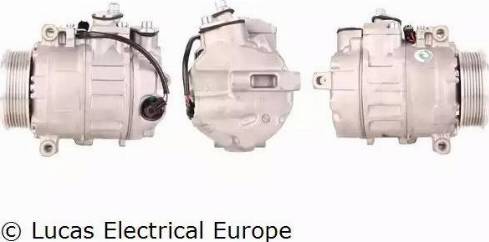 Lucas Electrical ACP356 - Компрессор кондиционера autospares.lv