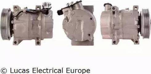 Lucas Electrical ACP358 - Компрессор кондиционера autospares.lv