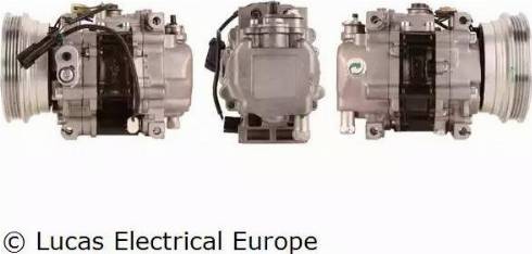 Lucas Electrical ACP352 - Компрессор кондиционера autospares.lv