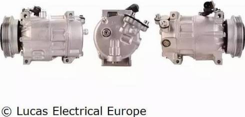 Lucas Electrical ACP362 - Компрессор кондиционера autospares.lv