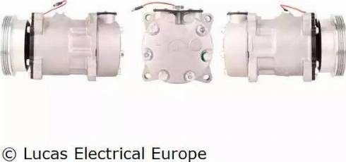 Lucas Electrical ACP304 - Компрессор кондиционера autospares.lv