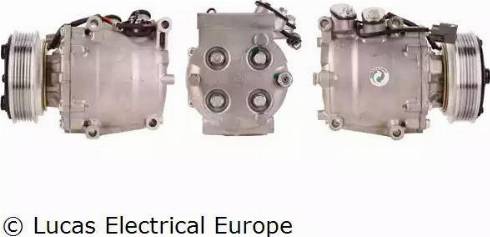 Lucas Electrical ACP307 - Компрессор кондиционера autospares.lv