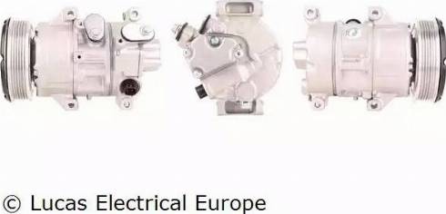 Lucas Electrical ACP316 - Компрессор кондиционера autospares.lv