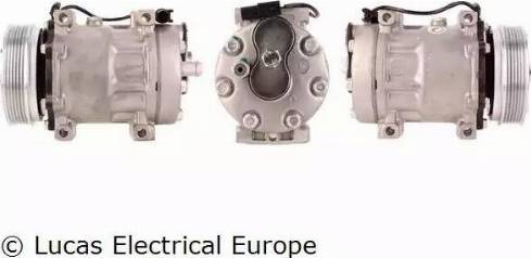 Lucas Electrical ACP318 - Компрессор кондиционера autospares.lv