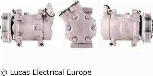 Lucas Electrical ACP386 - Компрессор кондиционера autospares.lv