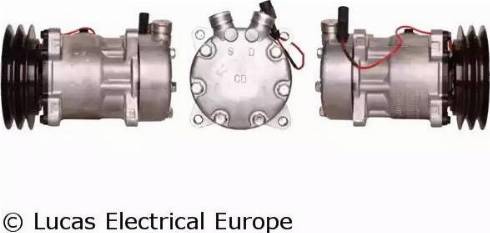 Lucas Electrical ACP382 - Компрессор кондиционера autospares.lv