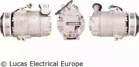 Lucas Electrical ACP338 - Компрессор кондиционера autospares.lv