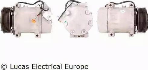 Lucas Electrical ACP374 - Компрессор кондиционера autospares.lv