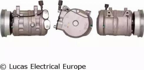 Lucas Electrical ACP372 - Компрессор кондиционера autospares.lv