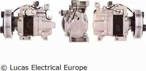 Lucas Electrical ACP377 - Компрессор кондиционера autospares.lv