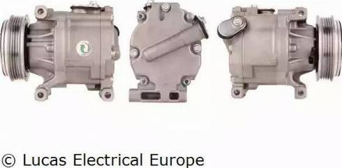 Lucas Electrical ACP296 - Компрессор кондиционера autospares.lv