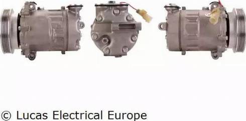 Lucas Electrical ACP292 - Компрессор кондиционера autospares.lv