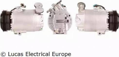 Lucas Electrical ACP244 - Компрессор кондиционера autospares.lv