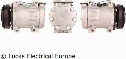 Lucas Electrical ACP246 - Компрессор кондиционера autospares.lv