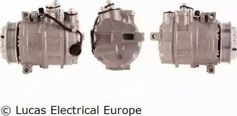 Lucas Electrical ACP241 - Компрессор кондиционера autospares.lv