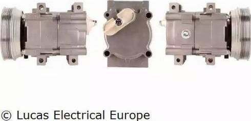 Lucas Electrical ACP247 - Компрессор кондиционера autospares.lv