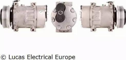 Lucas Electrical ACP256 - Компрессор кондиционера autospares.lv