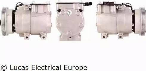 Lucas Electrical ACP250 - Компрессор кондиционера autospares.lv