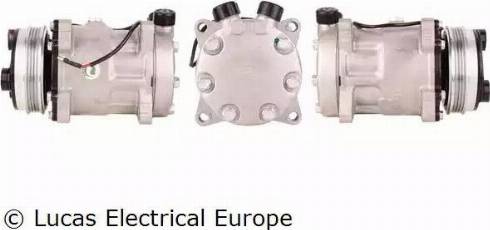 Lucas Electrical ACP258 - Компрессор кондиционера autospares.lv