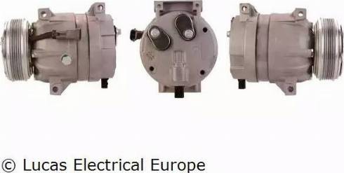 Lucas Electrical ACP257 - Компрессор кондиционера autospares.lv