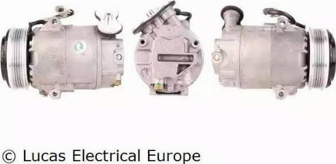 Lucas Electrical ACP204 - Компрессор кондиционера autospares.lv