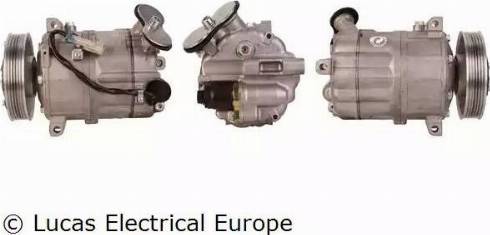 Lucas Electrical ACP201 - Компрессор кондиционера autospares.lv