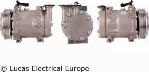 Lucas Electrical ACP208 - Компрессор кондиционера autospares.lv