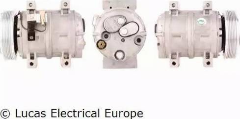 Lucas Electrical ACP217 - Компрессор кондиционера autospares.lv