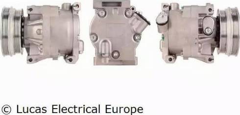 Lucas Electrical ACP281 - Компрессор кондиционера autospares.lv