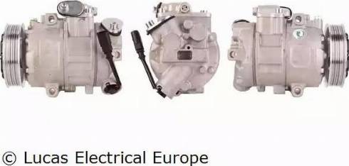 Lucas Electrical ACP231 - Компрессор кондиционера autospares.lv