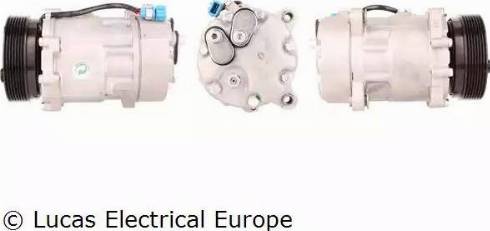 Lucas Electrical ACP278 - Компрессор кондиционера autospares.lv