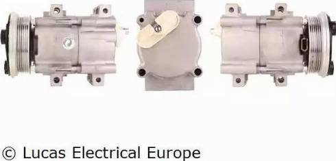 Lucas Electrical ACP277 - Компрессор кондиционера autospares.lv