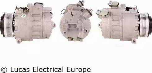 Lucas Electrical ACP744 - Компрессор кондиционера autospares.lv