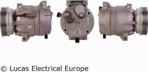 Lucas Electrical ACP753 - Компрессор кондиционера autospares.lv