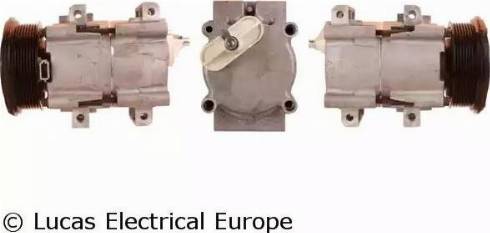 Lucas Electrical ACP765 - Компрессор кондиционера autospares.lv