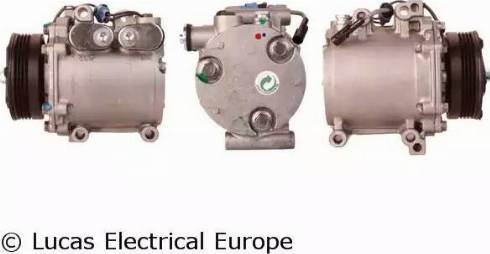 Lucas Electrical ACP763 - Компрессор кондиционера autospares.lv