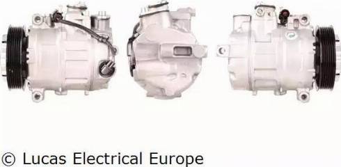 Lucas Electrical ACP704 - Компрессор кондиционера autospares.lv