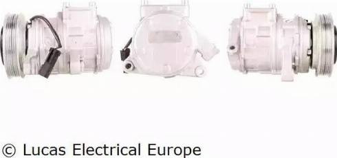Lucas Electrical ACP706 - Компрессор кондиционера autospares.lv