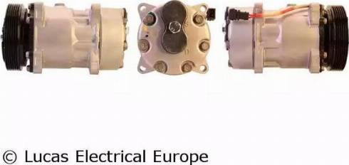 Lucas Electrical ACP711 - Компрессор кондиционера autospares.lv