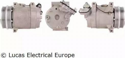 Lucas Electrical ACP785 - Компрессор кондиционера autospares.lv