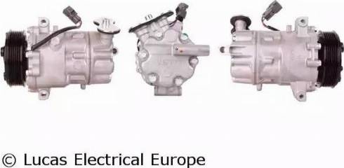 Lucas Electrical ACP734 - Компрессор кондиционера autospares.lv