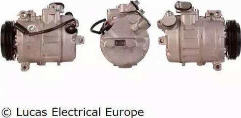 Lucas Electrical ACP726 - Компрессор кондиционера autospares.lv