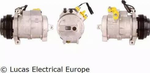 Lucas Electrical ACP721 - Компрессор кондиционера autospares.lv