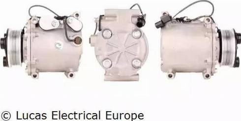 Lucas Electrical ACP722 - Компрессор кондиционера autospares.lv