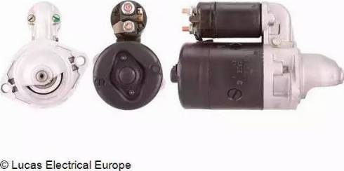 Lucas Electrical LRS02032 - Стартер autospares.lv