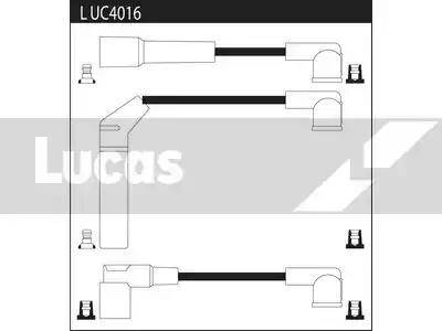 Lucas Electrical LUC4016 - Комплект проводов зажигания autospares.lv