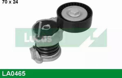 Lucas Engine Drive LA0465 - Натяжитель, поликлиновый ремень autospares.lv